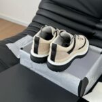 소가죽버전 ~ 샤넬스타일 25C 두꺼운 밑창 캐주얼 스니커즈 초봄 신상 라운드 투 레이스업 컬러블로킹 다재다능 스포츠화 - 이미지 5