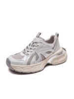 영국 [디자이너] 새로운 키높이 메쉬 통기성 두꺼운 밑창 아빠 신발 다재다능한 캐주얼 스포츠 패션 여성화 - 이미지 5