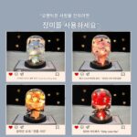 여자아이를 위한 생일선물, 여자친구 친구에게 보내는 새해선물, 아내에게 보내는 발렌타인데이 선물, 사랑을 표현하기 위한 실용적이고 작은 영원한 꽃 꽃다발 - 이미지 5