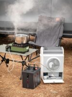 코만 BKZ63 카세트 가스 탱크 6개 공급 2개 보관 상자 야외 캠핑 스토브 어댑터 장시간 내구성 연료 탱크