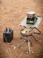 코만 BKZ63 카세트 가스 탱크 6개 공급 2개 보관 상자 야외 캠핑 스토브 어댑터 장시간 내구성 연료 탱크 - 이미지 2