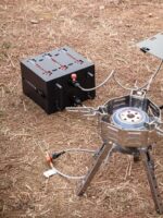 코만 BKZ63 카세트 가스 탱크 6개 공급 2개 보관 상자 야외 캠핑 스토브 어댑터 장시간 내구성 연료 탱크 - 이미지 3