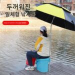 2-in-1 낚시상자 의자 소형 중형 낚시상자 생선 보관상자 두꺼워진 낚시통 휴대용 통 살아있는 물고기 통에 앉을 수 있음 - 이미지 2