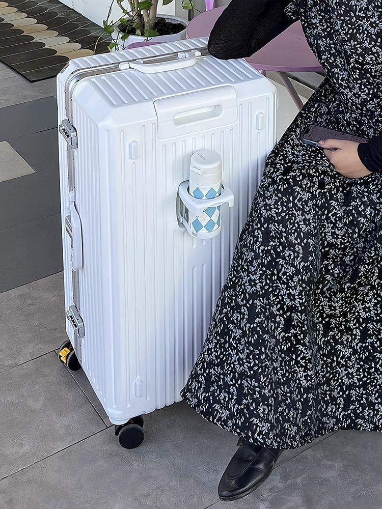 main_878707786008_0-1 새로운 대용량 알루미늄 프레임 여행 가방 다기능 트롤리 케이스 30인치 여행 가방 범용 휠 여행 케이스 남성 및 여성 PC - 이미지 1