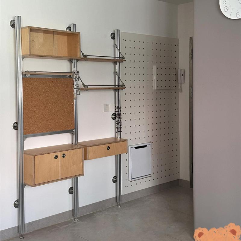 main_879021473018_0-1 중년 풍구보드 랙 홈 거실 알루미늄 프로파일 현관 수납장 바다보드 디스플레이 디스플레이 책장 - 이미지 1