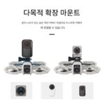 DJI Neo 드론 확장 장착 브래킷 Shadowstone GO3/3S 스포츠 카메라 수평 및 수직 촬영 프레임에 적합 - 이미지 2