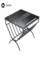 코만 T-285 접이식 장작대 캠핑 내열 수납대 캠핑 철제 장작 난로 장작 수납대 - 이미지 3