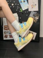 Ranyan 2025 봄 신상품 다재다능한 틈새시장 못생긴 귀여운 포레스트 검프 여성용 신발 미키 헤드 큰 머리 스포츠 캐주얼 신발 - 이미지 4