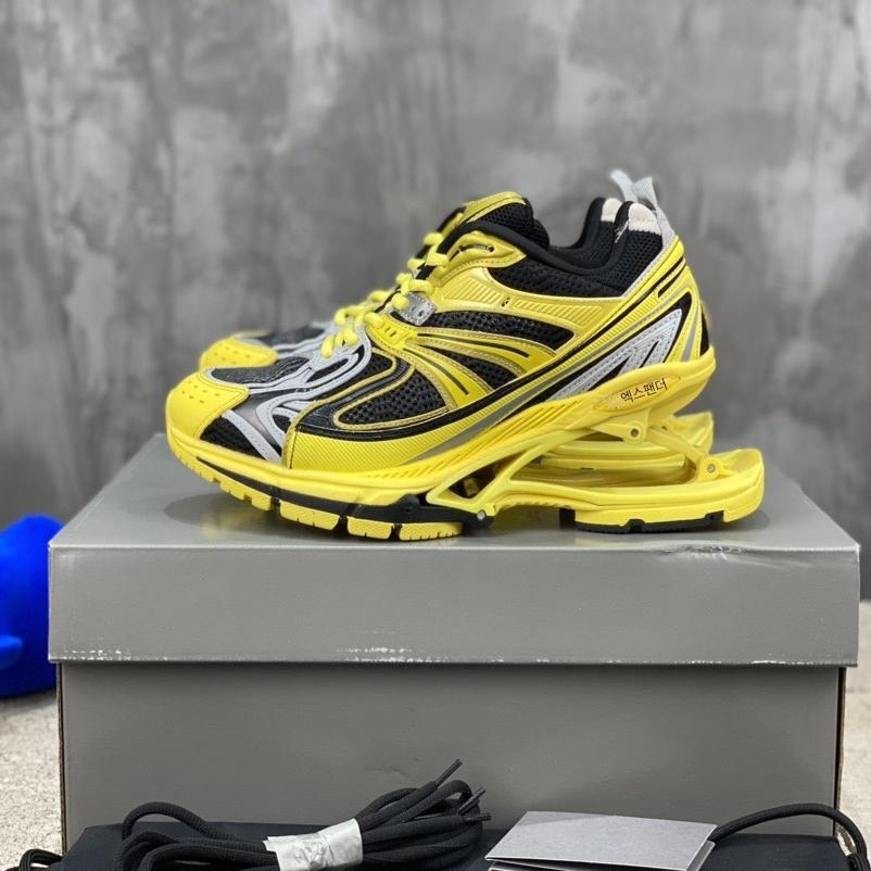 main_879726894073_0 파리 X-nder 6.0 레트로 스프링 슈즈 서스펜디드 레더 프리 메시 및 나일론 스포츠 웨어 효과 - 이미지 1