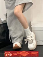 Ranyan 2025 봄 신상품 큰 머리 실크 다목적 Forrest Gump 여성용 신발 못생긴 귀여운 틈새 스포츠 캐주얼 신발