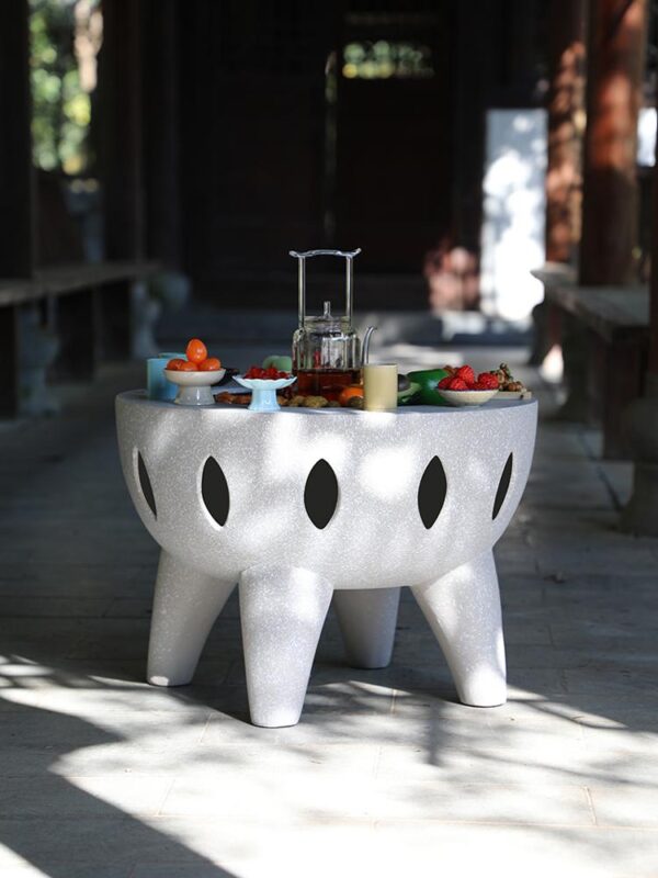 TREK Trek 야외 안뜰 스토브 차 끓이는 세트 가정용 난방 바베큐 그릴 스토브 테이블 전기 탄소 이중 용도