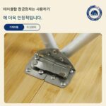 야외 알루미늄 합금 접이식 소형 원형 테이블 휴대용 대나무 접이식 테이블 캠핑 자가 운전 장비 공급 - 이미지 3