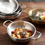 골든 더블 이어 한국식 신라면 냄비 특대 두께 스테인리스 스틸 해산물 군용 냄비 레스토랑 상업용 크리에이티브 더블 이어 소형 냄비 - 이미지 3