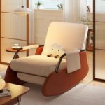 로킹체어 성인 레저 리클라이너 발코니 편안한 레이지 체어 의자 싱글 소파 거실 롱시팅 신제품 2024