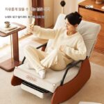 로킹체어 성인 레저 리클라이너 발코니 편안한 레이지 체어 의자 싱글 소파 거실 롱시팅 신제품 2024 - 이미지 4