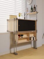 버치 오션 보드 베이 윈도우 수납장 수납장 베이 윈도우 베이 윈도우 책상 수납장 통합 침실에 놓임