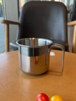 18/10 스테인리스 스틸 3겹 스틸 다목적 컵 스트레이트 컵 아침 식사용 핫 밀크 시리얼 커피 컵 밀크 포트 10/12cm