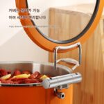 뷔페 컬러 냄비 단열로 뜨거운 음식 스테인리스 스틸 따뜻한 음식로 304 유압식 아침 식사 상업용 뷔페로 전기 가열 - 이미지 4