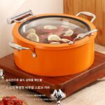 뷔페 컬러 냄비 단열로 뜨거운 음식 스테인리스 스틸 따뜻한 음식로 304 유압식 아침 식사 상업용 뷔페로 전기 가열 - 이미지 5