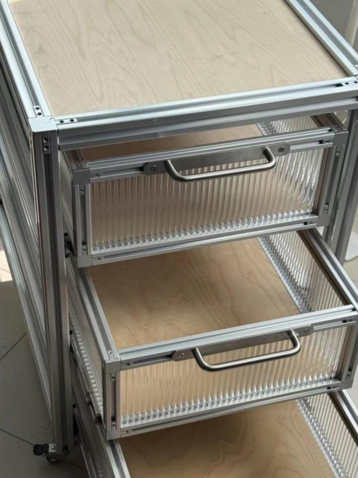 main_885462481498_0-2 자작나무 선반 바닥 다층 사무실 데이터 보관 디스플레이 선반 보관 디스플레이 캐비닛 침대 옆 탁자 보관 캐비닛 - 이미지 1