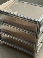 자작나무 선반 바닥 다층 사무실 데이터 보관 디스플레이 선반 보관 디스플레이 캐비닛 침대 옆 탁자 보관 캐비닛 - 이미지 2