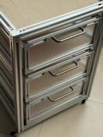 자작나무 선반 바닥 다층 사무실 데이터 보관 디스플레이 선반 보관 디스플레이 캐비닛 침대 옆 탁자 보관 캐비닛 - 이미지 3