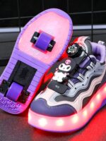 NEXT 브랜드 여아 롤러 슈즈 2025년 신작 봄 학생 롤러스케이트 발광 스케이팅 스포츠 패셔너블 슈즈 - 이미지 4