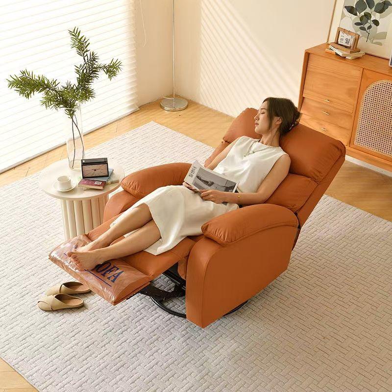 main_885909595492_0 스페이스 퍼스트 클래스 다기능 싱글 소파 소파 의자 거실 침실 레이지 마사지 리클라이닝 로킹 체어 나무 - 이미지 1