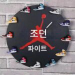 크리에이티브 aj 스니커즈 모델 벽시계 시계 덩크 조인트 3D 미니어처 신발 모델 전체 세트 남자친구 생일 선물 - 이미지 2