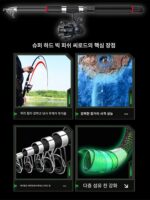 바다낚싯대 캐스팅 낚싯대 세트 실버잉어와 빅헤드잉어 특수낚싯대 캐스팅 낚싯대 초경량 장거리 캐스팅 낚싯대 풀세트 풀메탈 빅바다낚싯대 - 이미지 4