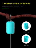 4코너 상단 콩 낚싯대 팁 잠금 콩 실리콘 낚싯대 팁 로프 위치 공간 콩 낚싯줄 카드 콩 낚싯대 팁 콩 메인 라인 액세서리 - 이미지 3