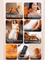 용달리 마사지 의자 홈 풀 바디 인텔리전트 스몰 폴딩 소파 경추 백 반죽 전기 로킹 의자 - 이미지 3