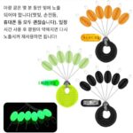 큰 올리브 모양의 빛나는 대형 우주 콩 실리콘 낚시 장비 전체 세트 낚시 액세서리 낚시 장비 - 이미지 2