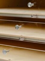 오션 보드 아일랜드 워터 테이블 알루미늄 프로파일 아크릴 서랍 캐비닛 디스플레이 캐비닛 선반 커피 캐비닛 - 이미지 4