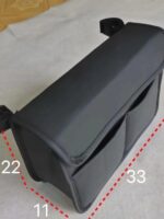 삼륜차 유모차 휠체어 팔걸이 낚시 상자 보관 가방 측면 걸이 가방 뒷면 걸이 가방 방수 및 내구성 보관 가방 - 이미지 5