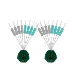 4+4 더블 빈 실리콘 스페이스 빈은 더욱 단단하고 줄을 손상시키지 않습니다. 더블 빈 세트는 빈이 엉키지 않는 낚시 용품 세트입니다. - 이미지 5