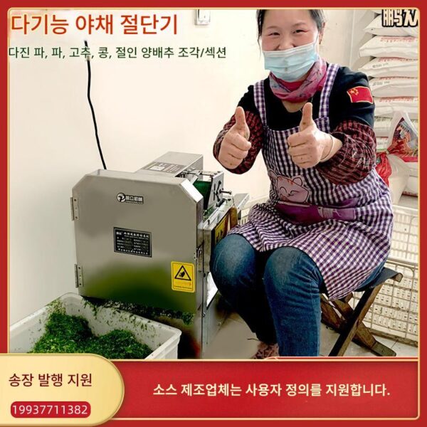 새로운 다기능 야채 커터 식당 상업용 파 파 전자동 소형 슬라이서 후추 커터 제조업체