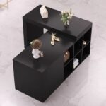 의류 매장 섬 디스플레이 캐비닛 보관 캐비닛 신발 캐비닛 가방 여성 액세서리 매장 디스플레이 랙 물 테이블 금전 등록기 - 이미지 3