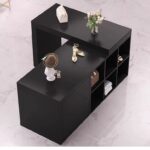 의류 매장 섬 디스플레이 캐비닛 보관 캐비닛 신발 캐비닛 가방 여성 액세서리 매장 디스플레이 랙 물 테이블 금전 등록기 - 이미지 5