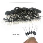 낚싯줄 스페이스 빈 소형 액세서리 대만 낚시 엉킴 방지 빈 대형 더블 후크 실리콘 서브라인 스플리터 고품질 커넥터 - 이미지 2