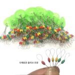 낚싯줄 스페이스 빈 소형 액세서리 대만 낚시 엉킴 방지 빈 대형 더블 후크 실리콘 서브라인 스플리터 고품질 커넥터 - 이미지 3