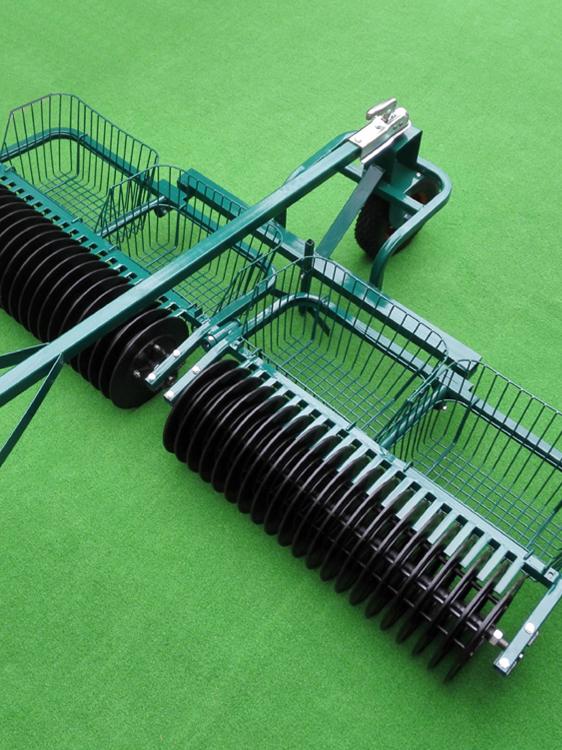 2링크 볼 픽킹 머신 골프 연습장 기계 푸시 자동 볼 픽킹 장치 4개 바구니 40개 볼 픽킹 카 볼 수집 장비