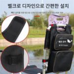 스팟 퀵릴리스 낚시 의자 가방 등받이 걸이 가방 다기능 등받이 걸이 도구 가방 소형 걸이 가방 낚시 상자 등받이 낚시 보관함 - 이미지 4