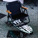 스케이트보드 의자 롱보드 크리에이티브 개조 휴대용 접이식 의자 전동 스케이트보드 원격 제어 성인 여행 4륜차에 앉아주세요 - 이미지 2