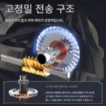케말롱 골프 III 루야 마이크로 오브젝트 스피닝 릴, 대형 알루미늄 톱니 조각, 장거리 캐스팅, 사선 얕은 라인, 컵 낚싯릴 - 이미지 2