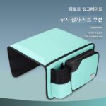 일본 수입 낚시 박스 쿠션 4계절 슈퍼 소프트 사이드백 포함 두꺼운 다기능 조끼 수납 가방 가죽 액세서리 - 이미지 4