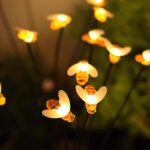 태양광 정원 조명 야외 방수 잔디 조명 홈 정원 발코니 마당 조경 장식 꿀벌 지면 조명 - 이미지 2