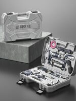 가정용 도구 상자 세트 하드웨어 렌치 드라이버 수리 배관공 가정 자동차 다기능 조합 전체 세트 - 이미지 2