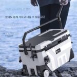 낚시 의자 겸 낚시 상자 2 in 1 낚시 상자 2023년 신제품 바퀴 달린 다기능 낚시 상자 세트. 휴대 및 앉기 가능 - 이미지 3