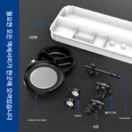 낚시 의자 겸 낚시 상자 2 in 1 낚시 상자 2023년 신제품 바퀴 달린 다기능 낚시 상자 세트. 휴대 및 앉기 가능 - 이미지 5